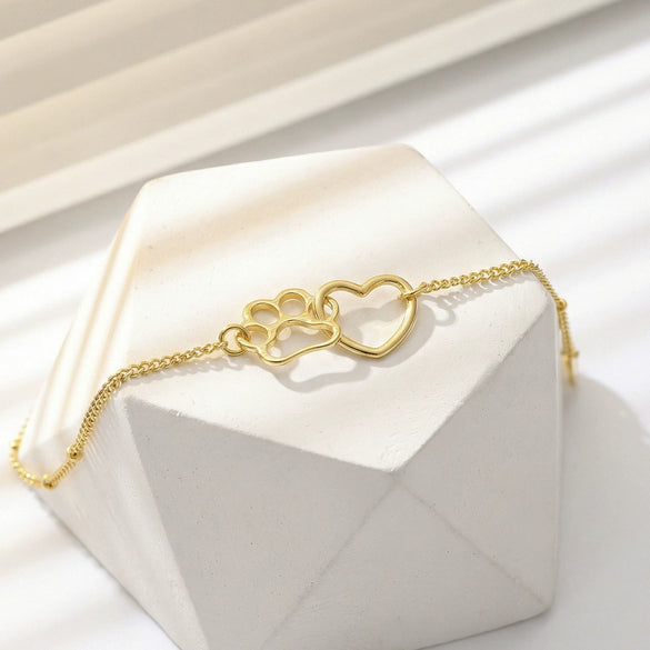 Wholesale Women's Geometric Stainless Steel Goldplated Chain Bracelet