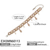 Wholesale Women's Geometric Stainless Steel Handmade Beaded Bracelet With Gourd Pendant