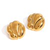 Wholesale Women's Geometric Stainless Steel Jewelry Electroplated In Gold And Silver Light Luxury Style