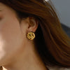 Wholesale Women's Geometric Stainless Steel Jewelry Electroplated In Gold And Silver Light Luxury Style