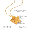 Wholesale Women's Geometric Stainless Steel Jewelry Electroplated Ring Earrings Bracelet Necklace