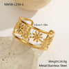 Wholesale Women's Geometric Stainless Steel 18K Electroplated Fashionable Bracelet