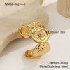 Wholesale Women's Geometric Stainless Steel 18K Electroplated Fashionable Bracelet