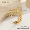 Wholesale Women's Geometric Stainless Steel 18K Electroplated Fashionable Bracelet