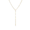 Wholesale Women's Geometric Stainless Steel 18K Electroplated Tassel Necklace