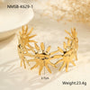 Wholesale Women's Geometric Stainless Steel 18K Gold Electroplated Fashion Bracelet