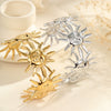 Wholesale Women's Geometric Stainless Steel 18K Gold Electroplated Fashion Bracelet