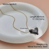 Wholesale Women's Geometric Stainless Steel 18K Gold Electroplated Heart Pendant Necklace Jewelry