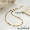 Wholesale Women's Geometric Stainless Steel 18K Gold Electroplated Necklace Pendant
