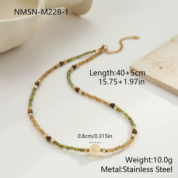 Wholesale Women's Geometric Stainless Steel 18K Gold Electroplated Necklace Pendant