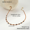 Wholesale Women's Geometric Stainless Steel 18K Gold Electroplated Necklace Pendant