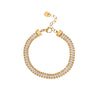 Wholesale Women's Geometric Stainless Steel 18K Gold Plated Bracelet Normcore Design Hand Jewelry