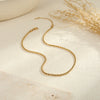 Wholesale Women's Geometric Stainless Steel 18K Gold Plated Chain Necklace Light Luxury Minimalist Fashionable Jewelry