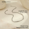 Wholesale Women's Geometric Stainless Steel 18K Gold Plated Chain Necklace Light Luxury Minimalist Fashionable Jewelry