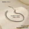 Wholesale Women's Geometric Stainless Steel 18K Gold Plated Chain Necklace Light Luxury Minimalist Fashionable Jewelry