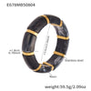 Wholesale Women's Geometric Stainless Steel 18K Gold Plated Elastic Bracelet