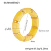 Wholesale Women's Geometric Stainless Steel 18K Gold Plated Elastic Bracelet