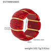 Wholesale Women's Geometric Stainless Steel 18K Gold Plated Elastic Bracelet