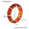 Wholesale Women's Geometric Stainless Steel 18K Gold Plated Elastic Bracelet
