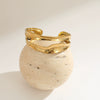 Wholesale Women's Geometric Stainless Steel 18K Gold Plated Fashion Bracelet