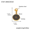 Wholesale Women's Geometric Stainless Steel 18K Gold Plated Fashion Ol Style Pendant Bracelet