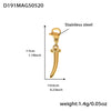 Wholesale Women's Geometric Stainless Steel 18K Gold Plated Fashion Ol Style Pendant Bracelet