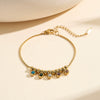 Wholesale Women's Geometric Stainless Steel 18K Gold Plated Foot Jewelry