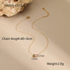 Wholesale Women's Geometric Stainless Steel 18K Gold Plated Jewelry Set Including Necklace Earrings And Ring