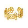 Wholesale Women's Geometric Stainless Steel 18K Gold Plated Ring Hand Jewelry