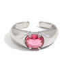 Wholesale Women's Geometric Stainless Steel 18K Goldplated Open Ring Jewelry Accessories
