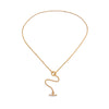 Wholesale Women's Geometric Stainless Steel Necklace With Pvd Furnace Vacuum Real Gold Plating
