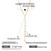 Wholesale Women's Geometric Stainless Steel Necklace With Pvd Furnace Vacuum Real Gold Plating