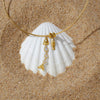 Wholesale Women's Geometric Stainless Steel Necklace With Pvd Furnace Vacuum Real Gold Plating