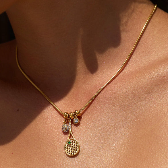 Wholesale Women's Geometric Stainless Steel Necklace With Pvd Furnace Vacuum Real Gold Plating