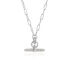 Wholesale Women's Geometric Stainless Steel Necklace With Pvd Furnace Vacuum Real Gold Plating