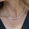 Wholesale Women's Geometric Stainless Steel Necklace With Pvd Furnace Vacuum Real Gold Plating
