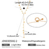 Wholesale Women's Geometric Stainless Steel Necklace With Pvd Furnace Vacuum Real Gold Plating