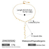 Wholesale Women's Geometric Stainless Steel Necklace With Pvd Furnace Vacuum Real Gold Plating