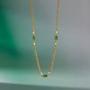 Wholesale Women's Geometric Stainless Steel Necklace With Pvd Furnace Vacuum Real Gold Plating