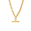 Wholesale Women's Geometric Stainless Steel Necklace With Pvd Furnace Vacuum Real Gold Plating