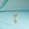 Wholesale Women's Geometric Stainless Steel Necklace With Pvd Furnace Vacuum Real Gold Plating