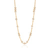 Wholesale Women's Geometric Stainless Steel Necklace With Vacuum Real Gold Plating