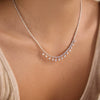 Wholesale Women's Geometric Stainless Steel Necklace With Vacuum Real Gold Plating