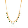 Wholesale Women's Geometric Stainless Steel Necklace With Vacuum Real Gold Plating