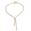Wholesale Women's Geometric Stainless Steel Tassel Necklace With Vacuum Real Gold Plating In Pvd Furnace