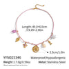 Wholesale Women's Geometric Stainless Steel Turtle Shell Pendant Necklace With Pvd Furnace Vacuum Real Gold Plating And Rope Chain