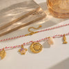 Wholesale Women's Geometric Stainless Steel Turtle Shell Pendant Necklace With Pvd Furnace Vacuum Real Gold Plating And Rope Chain