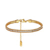 Wholesale Women's Geometric Stainless Steel Vacuum Plated Bracelet Jewelry