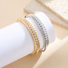Wholesale Women's Geometric Stainless Steel Vacuum Plated Bracelet