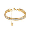 Wholesale Women's Geometric Stainless Steel Vacuum Plated Bracelet